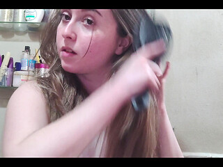 Brushing My Long Blonde