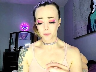 Amateur webcam slut creampie masturbate