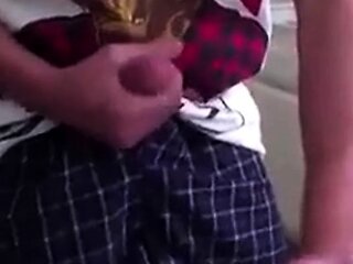 Skinny Twink's Mess-Free Condom Wank