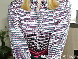 Vends-ta-culotte - Stunning French hottie has fun humiliating you by guiding your masturbation