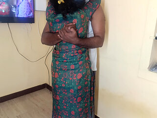 Sucking and licking with house maid