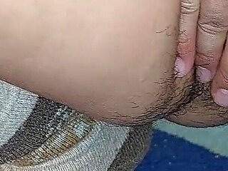Amateur Mom Doing Yoga Naked, Hairy Pussy, Big Ass, Big Tits.