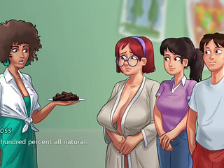 Barbara's erotic art lessons - summer time saga