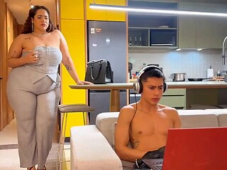 Big Tits Milf Fucks Her Stepson