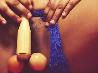 Horny Wife Plays with Lifelike Dildo - Feels Just Like the Real Thing!