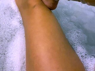Maitresse Madelines solo foot fetish POV