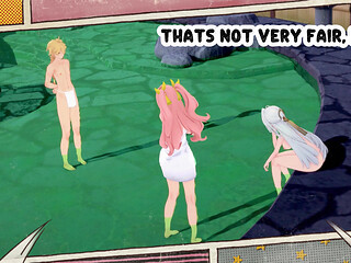 Aether lost in time 1 : Yixuan and Nicole (zenless zone zero) in hot spring !