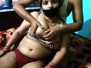Indian housewife having romance with her lover.