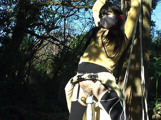 Master's Command No. 45: One-legged Suspension with Vibrator Punishment