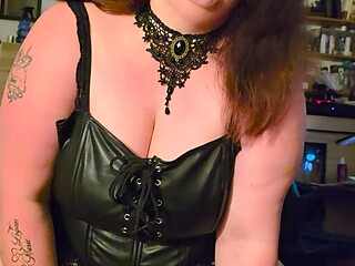 Curvy Angy had to ride the thick dildo.