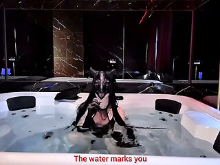 Baptized &amp_ Owned by Satan &ndash_ Black Mass Tribute Ritual - Religious - Goth Girl - Big tits - financial domination - findom joi - super villain