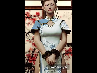 3d  Chunli follada por el culo Ai contenido