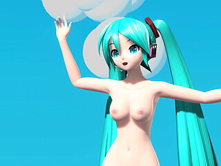 Hatsune Miku Oha yo Del Project diva Nude Mod Full Nude