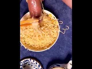 Food Sex - Cum On Noodle
