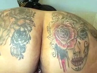 Sexy cop masturbates his big cock and toys his ass