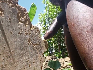 Teenfidelity Sexy Black Man Masturbating with High Intensity to Cum