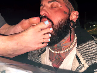 Worn Slip-ons and Smelly Soles - Foot and Pussy Worship