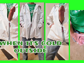 Big Cock Big Cumshots When It's Cold Outside