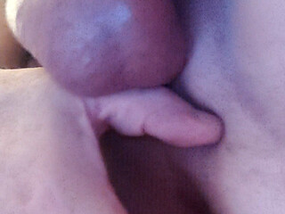 Lying in Bed Playing with My Asshole with a Dildo It's so Nice Waiting for a Wet Hole