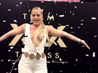 Blonde babe scarlet solo webcam