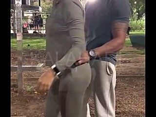Personal trainer with a big dick gives a workout to a very naughty married