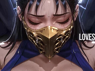 Kitana Mortal Kombat Solo: Screaming Orgasms + Intense Fuck
