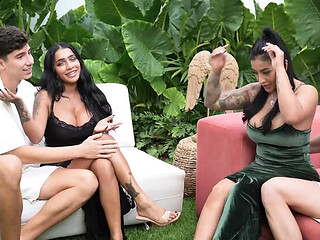Swingers on Holiday  Yasmina Khan & Mariana Martix in HD Nude Hindi Audio