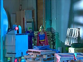 Two-face and Joker banging hottest superhero sluts