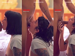 Amateur Big Dick Blowjob Cumshot Deepthroat Face Fuck Facial Interracial Throat Fuck Porn GIF by nijahmoonbeam