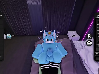 Roblox Furry Gay masturba con sus muslos...( MX RLN )