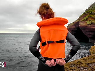Wetsuit Lifejacket Fashion Show with Lucy & Zoe