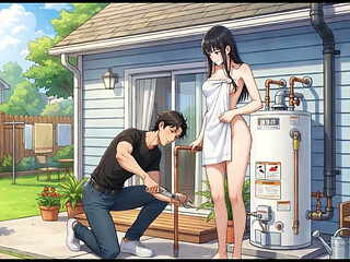 I Fucked My Girlfriend's Stepsister (19) While She Was Watching Hentai Anime