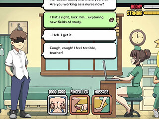 Hentai Game - Problematic Student - LVL 2 Teacher Fucks Students