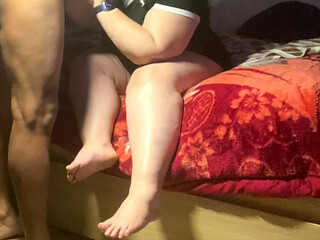 Mature Handy gilf slowly oil massage BBC, stepson's friend stays at my house and I end up with his cum in her mouth