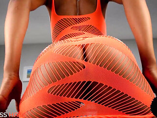 Sexy Whore Wearing See - Through Dress Gets Rough Poundi
