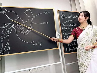 Indian Fitness Trainer Hardcore Sex Workout - Doggystyle Creampie in Gym