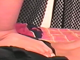 Barefoot Trampling on the Plaid Bed - Mistress Walks All Over Her Foot Slave