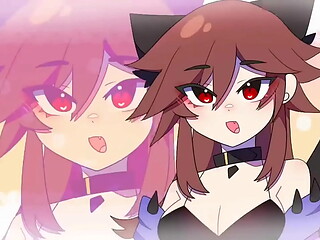 Dancing girl/raccoon girl (idk the song)