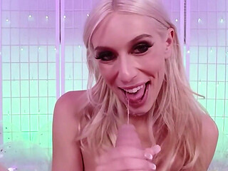 Hot Barbie Girl Kay Lovely Masturbating and Sucking Dick