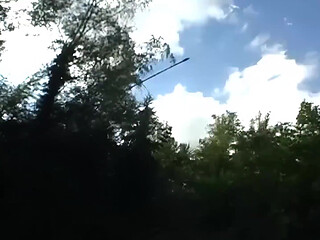 Slut Gets Fucked Hard in Car and Outdoor by Multiple Guys