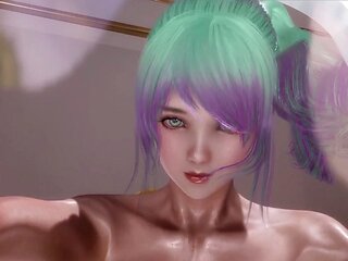 Yua fucked on the window.