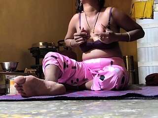 Bhabhi Movie -bhabhi Was Cooking Food At Home, At That Time Her Stepbrother-in-law Came, Kissed Bhabhis Breasts And Fucked Her Ass
