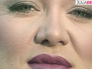 Hot girls lick each others cunts while getting fucked from behind to a tits cumshot