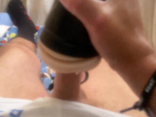 Jockdad87 Uses His Sex Toys to Shoot a Hot Load
