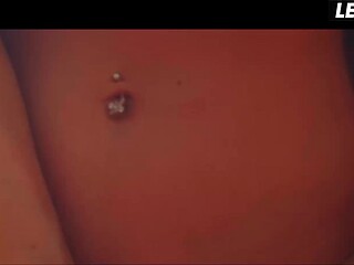 Tattooed Curvy Brunette Fingered With Both Hands, Extreme Pussy Close-Up