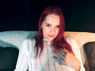 Real Amateur Redhead Masturbation - Pussy Fingering Orgasm & Moaning