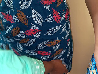 Green Colour Chudi College Student