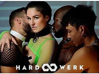 Jasko Fide, Noir So And Bishop Black - 3 Different Angles Of Gangbang Bliss - Slimthick Brunette Feeds Her Wet Pussy With Multipe Cocks