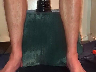Solo Gay Twink - Piramid Dildo Ride