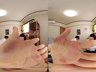 N,H,V,R  8,8 0K4 3R1NA - Handcuffed friend - 1: Pov, Japanese  Small Tits VR Porn